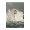 Leinwandbild mit Leuchtturm in den Wellen La Jument Jean Guichard Angebot