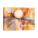 Moderne abstrakte Wandkunst, bunter Druck Riflessi del tramonto Lucas Aktion
