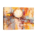 Moderne abstrakte Wandkunst, bunter Druck Riflessi del tramonto Lucas Aktion