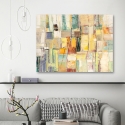 Modernes buntes abstraktes Bild auf Leinwand Colori di Primavera Lucas Sales
