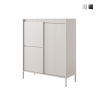 Design-Schrank Kergi, hohe Anrichte mit 3 Türen für Wohnzimmer und Eingangsbereich Aktion