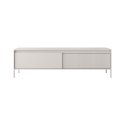 Moderner TV-Unterschrank Kergi mit 2 Türen für Wohnzimmer - Niedriges Design Angebot