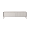 Moderner TV-Unterschrank Kergi mit 2 Türen für Wohnzimmer - Niedriges Design Angebot