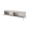 Moderner TV-Unterschrank Kergi mit 2 Türen für Wohnzimmer - Niedriges Design Rabatte
