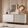 Sideboard Kergi mit 2 Türen und 3 Schubladen für Wohnzimmer und Esszimmer Verkauf