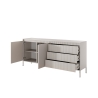 Sideboard Kergi mit 2 Türen und 3 Schubladen für Wohnzimmer und Esszimmer Rabatte