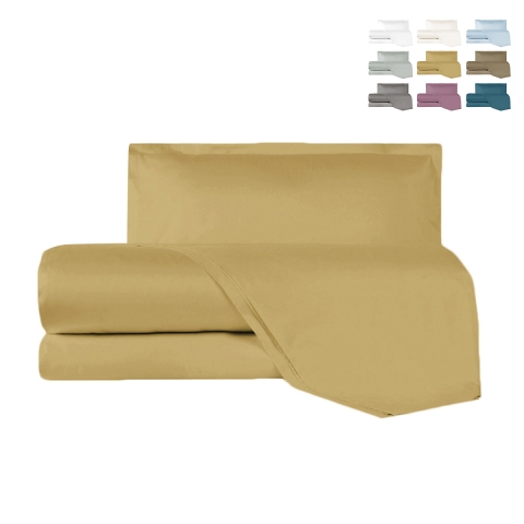 Einzelbett-Set Satin Bettlaken Kissenbezug Argentario Aktion