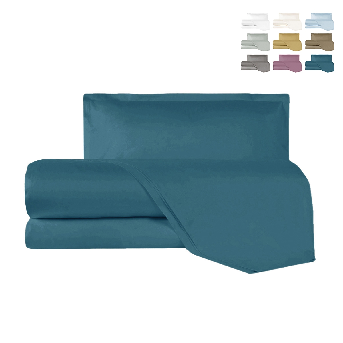 Bettwäsche-Set für 1,5 Betten aus Satin Laken Kissenbezug Argentario Aktion Bettwäsche-Set für 1,5 Betten aus Satin Laken Kissenbezug Argentario Aktion
