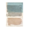 Abstraktes Leinwandbild in Beige und Blau, Libra II Ludwig Maun Angebot