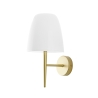 Innenwandlampe aus goldenem Metall mit weißem Glasdiffusor Ares AP1 Verkauf