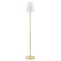 Stehleuchte aus goldfarbenem Metall mit weißem Glasdiffusor Ares PT Angebot