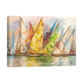 Leinwandbild mit Booten - Regata di Primavera von Luigi Florio Aktion