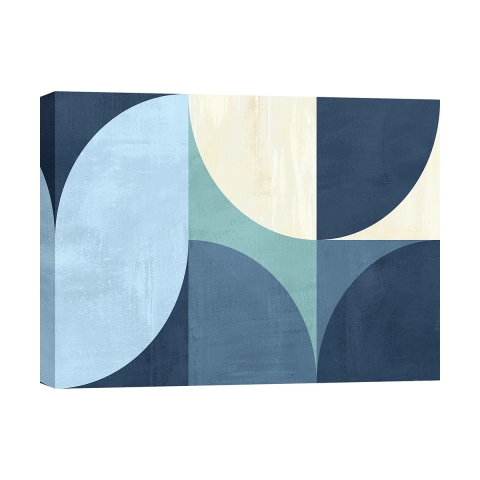 Moderner geometrischer Leinwanddruck - Abstrakt Moonlight Sandro Nava Aktion