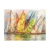 Leinwandbild mit Booten - Regata di Primavera von Luigi Florio Angebot