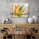 Leinwandbild mit Booten - Regata di Primavera von Luigi Florio Sales