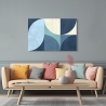 Moderner geometrischer Leinwanddruck - Abstrakt Moonlight Sandro Nava Verkauf