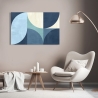 Moderner geometrischer Leinwanddruck - Abstrakt Moonlight Sandro Nava Sales