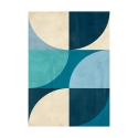 Abstraktes geometrisches Gemälde auf Leinwand Deep Waters Sandro Nava Angebot