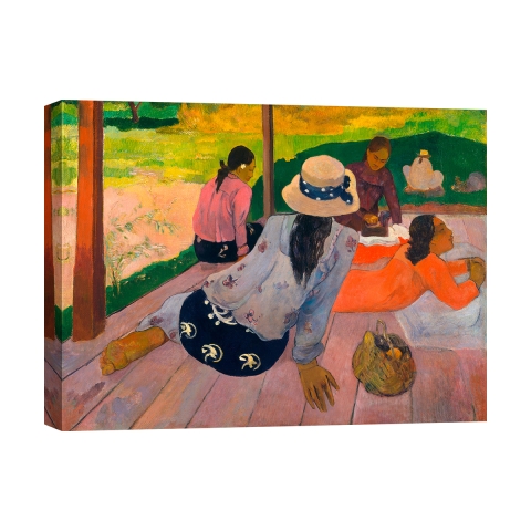 Impressionistisches Gemälde auf Leinwanddruck The Siesta Paul Gauguin Aktion