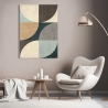 Abstraktes geometrisches Leinwandbild De Luxe I Sandro Nava Verkauf