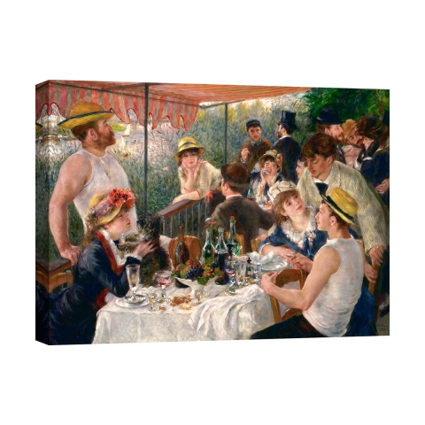 Impressionistisches Gemälde auf Leinwand Luncheon of the Boating Party Renoir Aktion