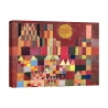 Impressionistisches Bild auf Leinwand Castle and Sun (Detail) Paul Klee Aktion
