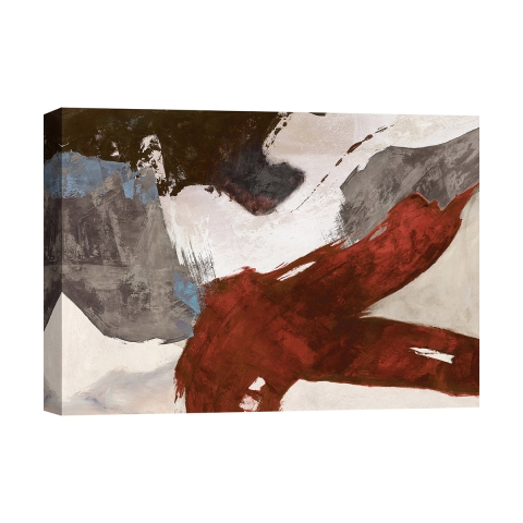 Abstraktes Leinwandbild moderner Kunstdruck Elevation Jim Stone Aktion