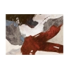 Abstraktes Leinwandbild moderner Kunstdruck Elevation Jim Stone Angebot