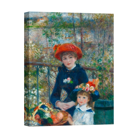 Impressionistische Leinwanddruck Le due sorelle (auf der Terrasse) Renoir Aktion