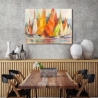Moderne Leinwanddruck mit Booten Regata di colori Luigi Florio Sales