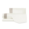 Einzelbett-Set mit Bettlaken und Kopfkissenbezug aus Baumwolle und Satin Heritage Lagerbestand