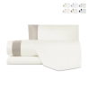 Einzelbett-Set mit Bettlaken und Kopfkissenbezug aus Baumwolle und Satin Heritage Aktion