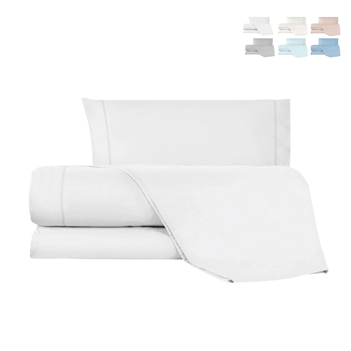 Einzelbett-Set 90x200 mit Bettlaken Kissenbezug 50x80 Toronto Aktion