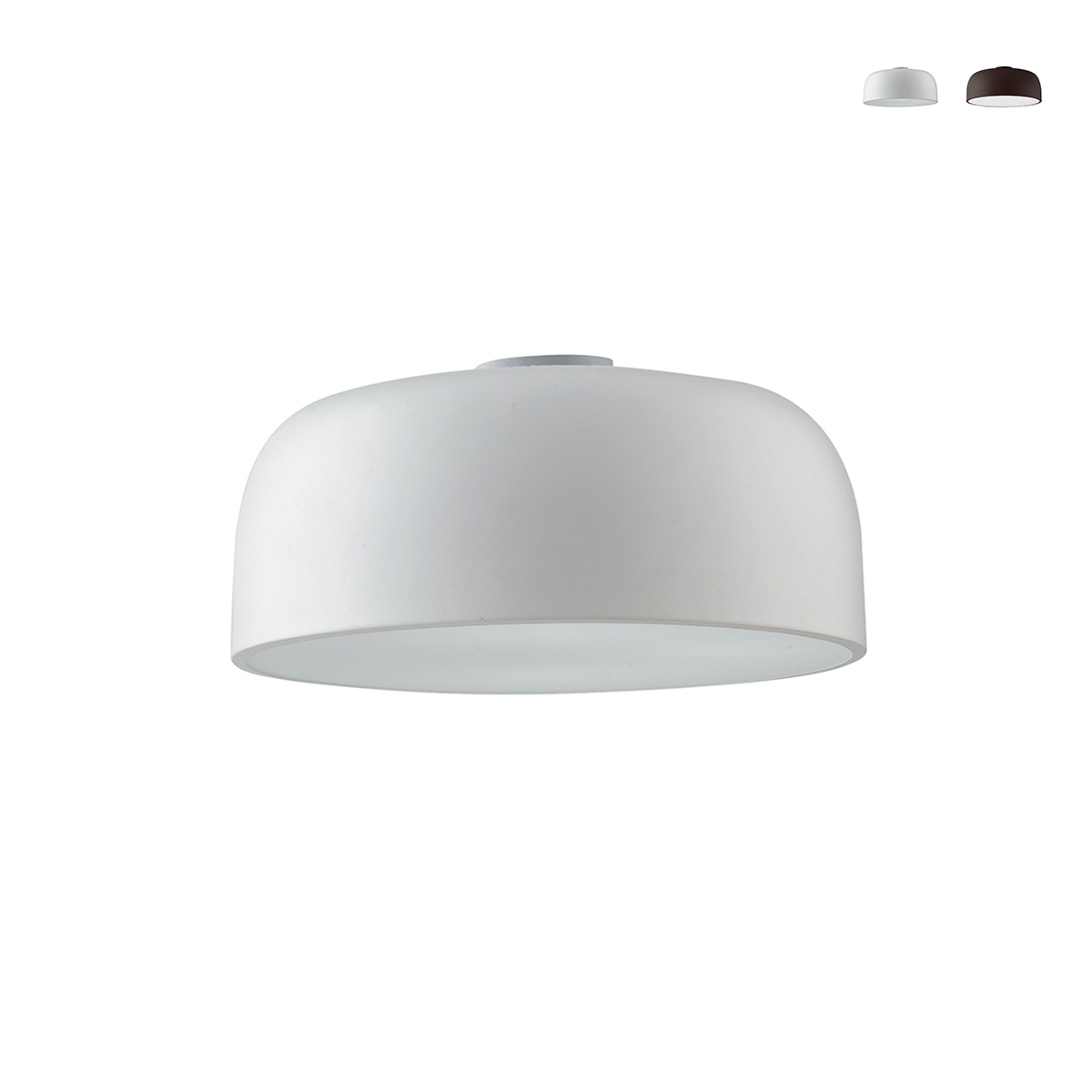 Moderne runde Deckenleuchte aus Metall 38 cm Bristrot Aktion