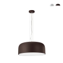 Hängelampe mit rundem Diffusor 52cm aus Metall Bistrot Aktion