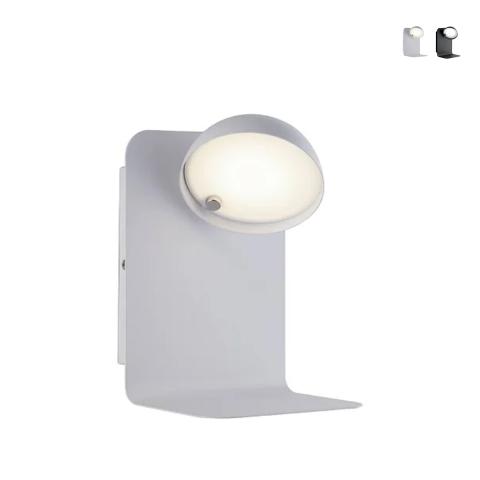 Wandleuchte Schlafzimmer mit schwenkbarem LED-Licht und USB-Ladegerät Boing Aktion