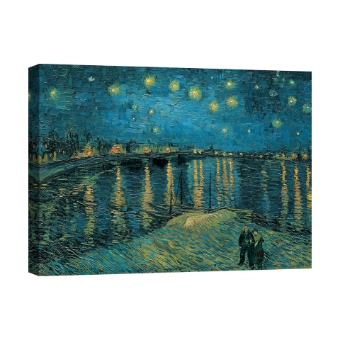 Impressionistisches Leinwandbild La Notte Stellata Vincent van Gogh Aktion