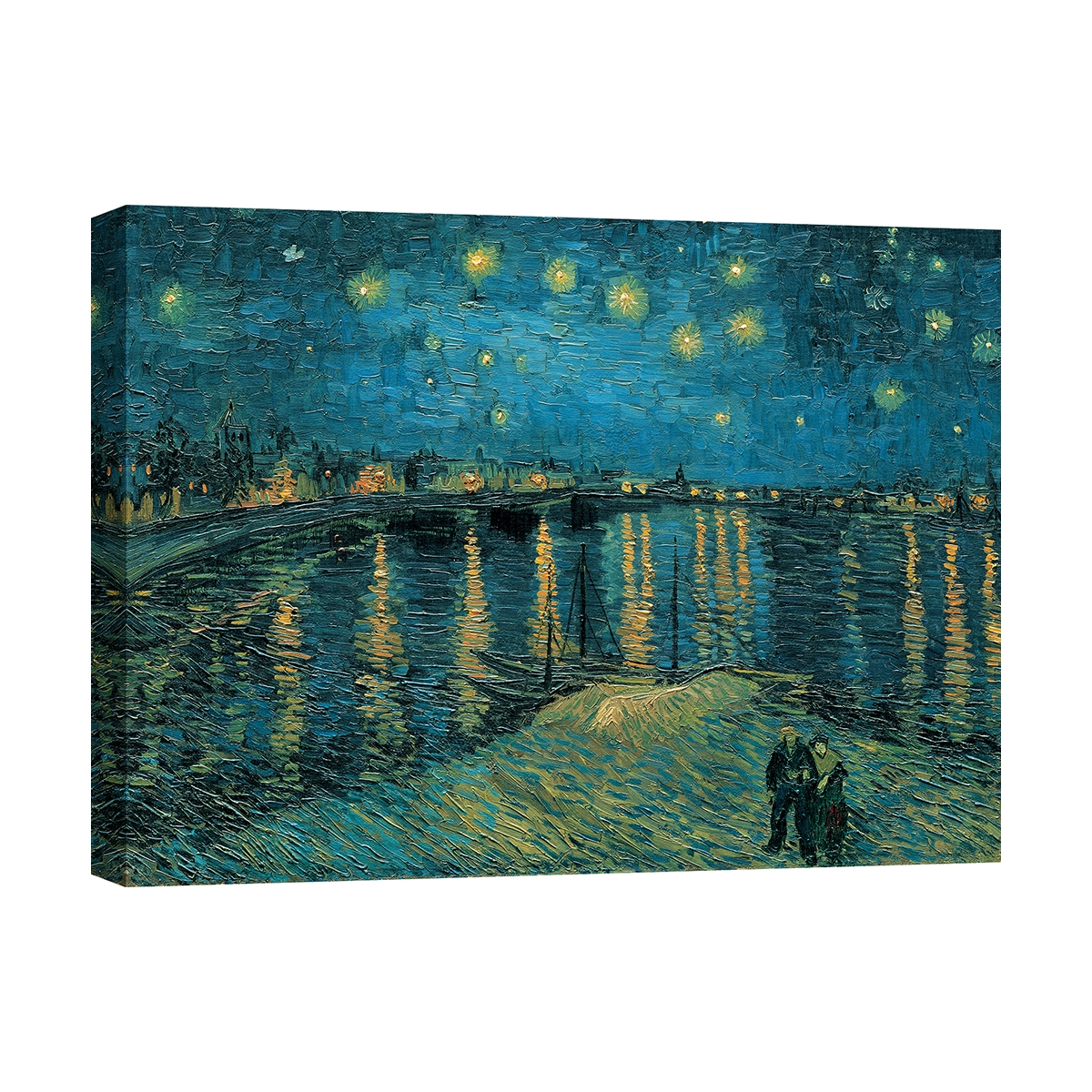 Impressionistisches Leinwandbild La Notte Stellata Vincent van Gogh Aktion