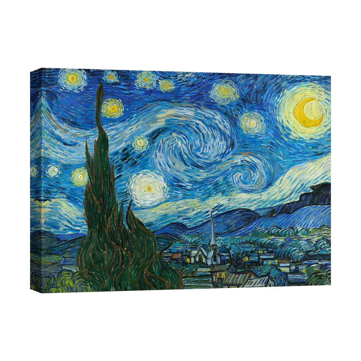 Impressionistisches Gemälde auf Leinwand Sternennacht Vincent van Gogh Aktion Impressionistisches Gemälde auf Leinwand Sternennacht Vincent van Gogh Aktion