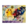 Moderner abstrakter Kunstdruck auf Leinwand Yellow, Red & Blue Kandinsky Angebot