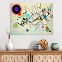 Leinwanddruck Abstraktes modernes Gemälde Composition VIII Kandinsky Verkauf