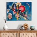 Moderner abstrakter Kunstdruck auf Leinwand Canvas Kandinsky Im Blau Verkauf