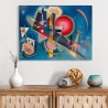 Moderner abstrakter Kunstdruck auf Leinwand Canvas Kandinsky Im Blau Verkauf