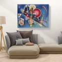 Moderner abstrakter Kunstdruck auf Leinwand Canvas Kandinsky Im Blau Sales