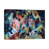 Abstraktes Gemälde auf Leinwand Improvisation The Deluge Wassily Kandinsky Aktion