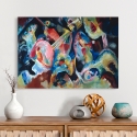 Abstraktes Gemälde auf Leinwand Improvisation The Deluge Wassily Kandinsky Verkauf