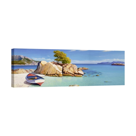Leinwanddruck Meereslandschaft Cala Smeraldo Adriano Galasso Aktion