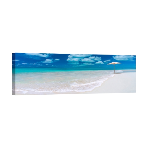 Farbiger Fotodruck auf Leinwand Tropischer Strand in Cayo Largo Kuba Aktion