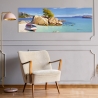 Leinwanddruck Meereslandschaft Cala Smeraldo Adriano Galasso Sales