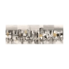 Modernes abstraktes Gemälde auf Leinwand Manhattan & Brooklyn Bridge Luigi Florio Angebot